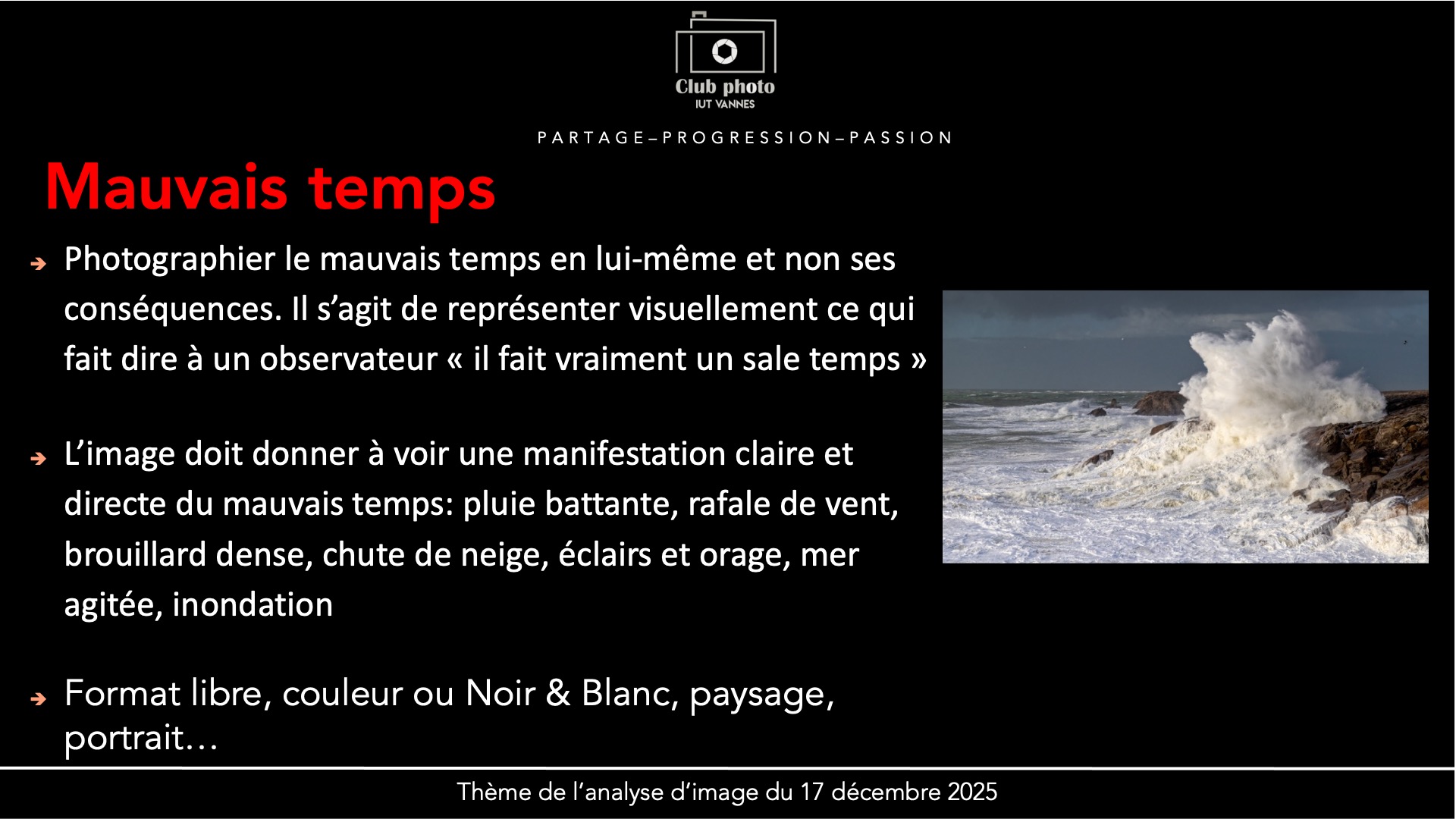Mauvais temps