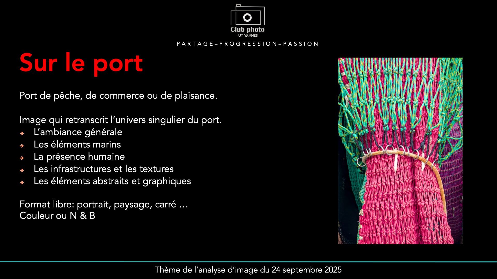 Sur le port