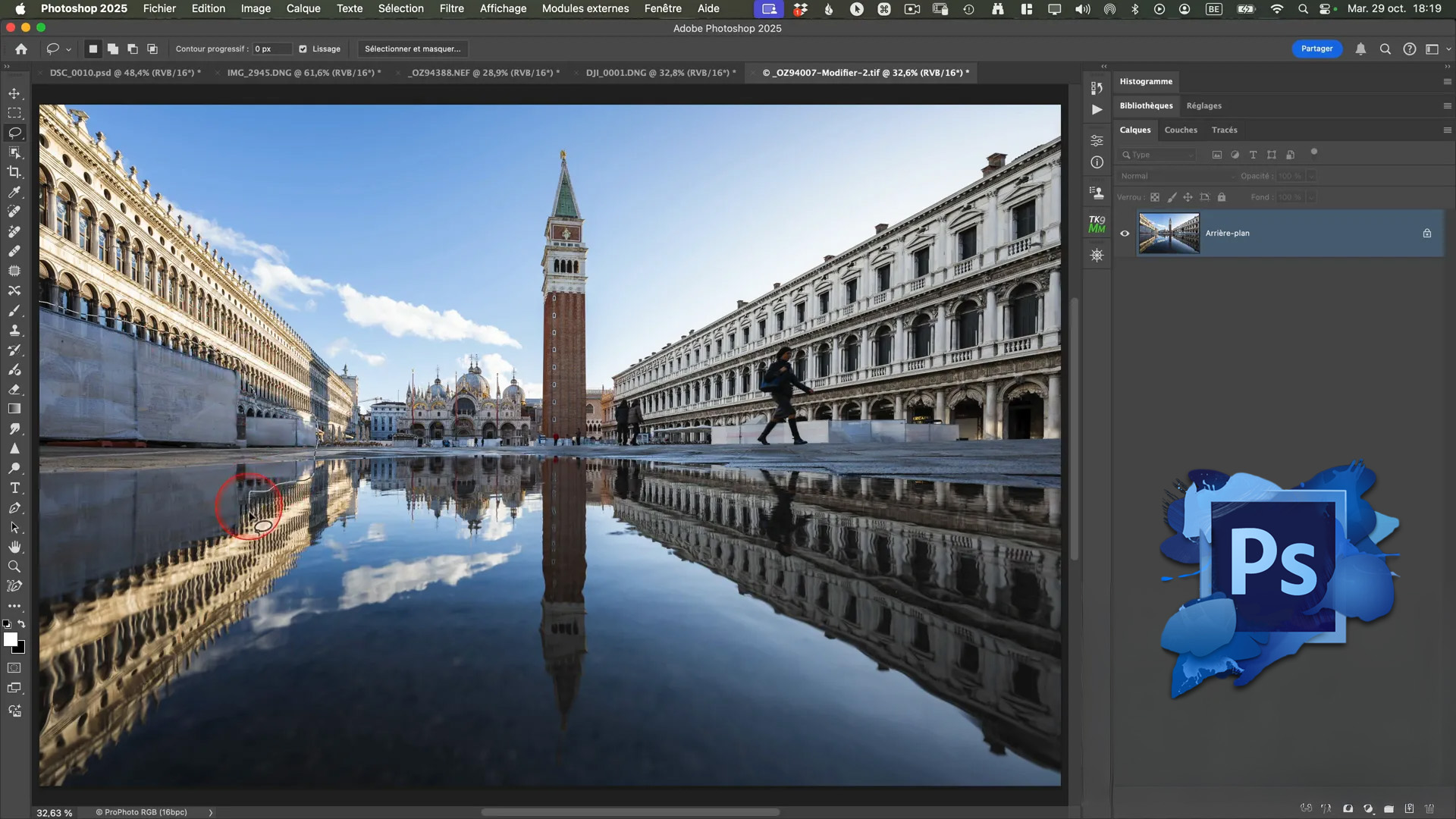 Utilisation de Photoshop