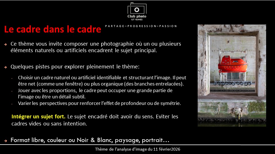 Le cadre dans le cadre